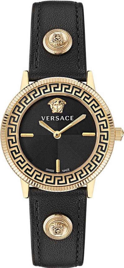 versace uhr schwarz damen|Schwarze Versace Damenuhren online .